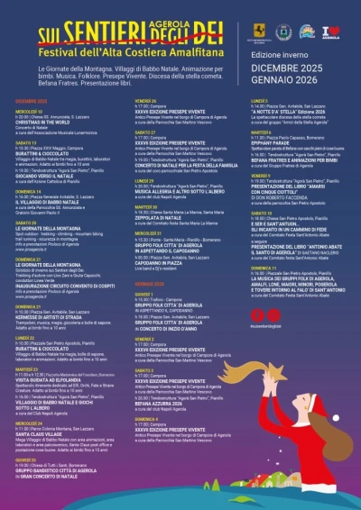 Festival Agerola Sui Sentieri degli Dei, edizione inverno.