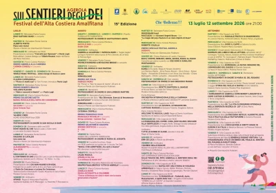 AGEROLA-SUI SENTIERI DEGLI DEI – FESTIVAL DELL’ALTA COSTIERA AMALFITANA 2026”