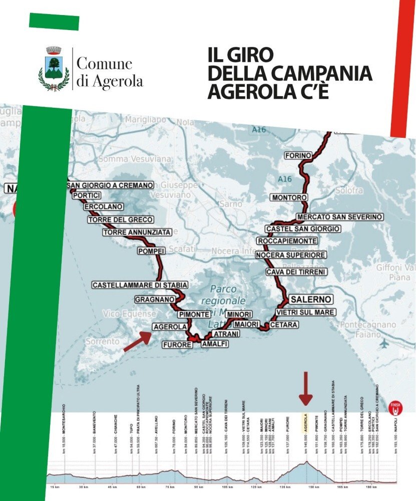 GIRO DELLA CAMPANIA - DOMENICA 20 SETTEMBRE 2026