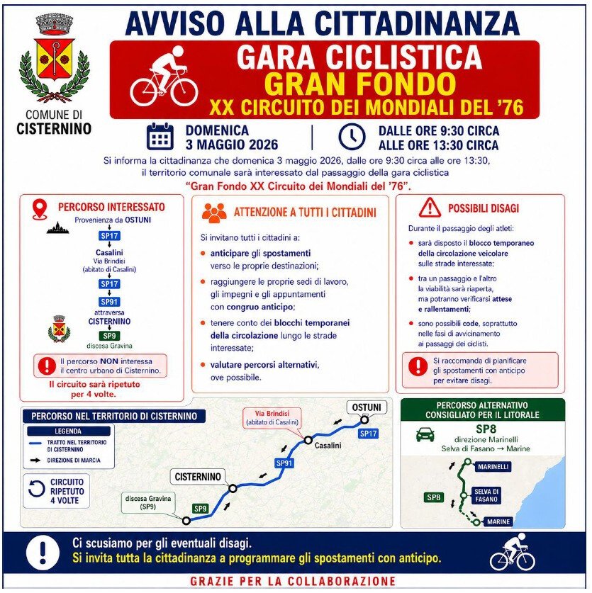 AVVISO ALLA CITTADINANZA