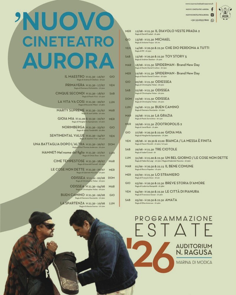 Programmazione Nuovo Cineteatro Aurora