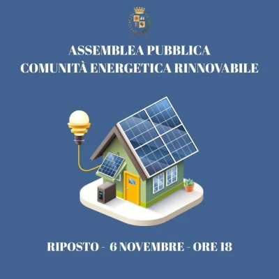 🌞 𝐑𝐢𝐩𝐨𝐬𝐭𝐨 𝐝𝐢𝐯𝐞𝐧𝐭𝐚 𝐩𝐢𝐮̀ 𝐬𝐨𝐬𝐭𝐞𝐧𝐢𝐛𝐢𝐥𝐞: 𝐩𝐚𝐫𝐭𝐞 𝐥𝐚 𝐂𝐨𝐦𝐮𝐧𝐢𝐭𝐚̀ 𝐄𝐧𝐞𝐫𝐠𝐞𝐭𝐢𝐜𝐚 𝐑𝐢𝐧𝐧𝐨𝐯𝐚𝐛𝐢𝐥𝐞!